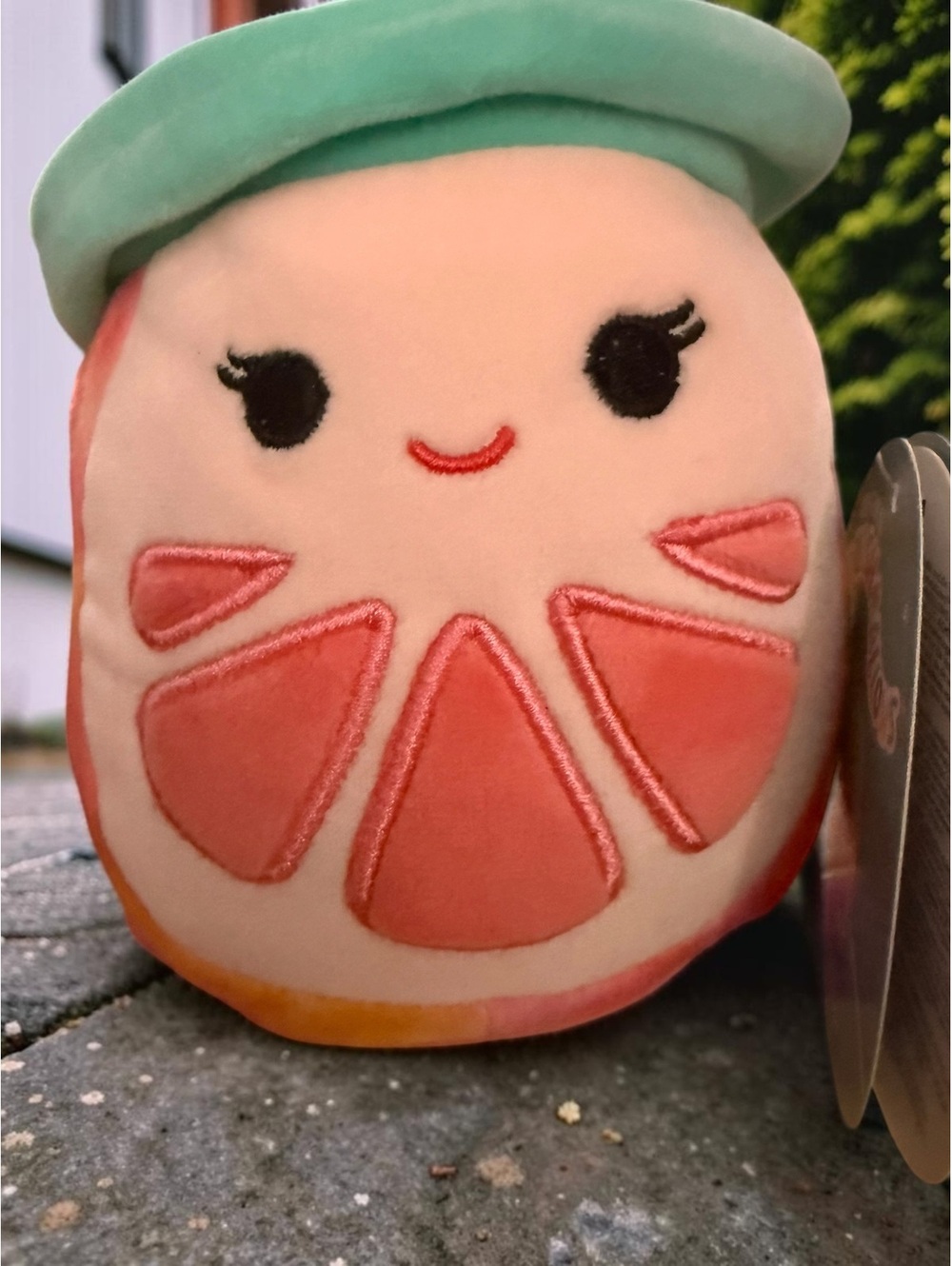 Squishmallows Kaldette Grapefruit Scented Fruit Mystery Squad Plush